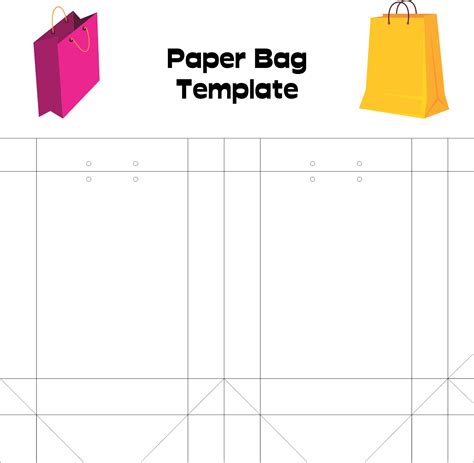 Paper Bag Mold Template